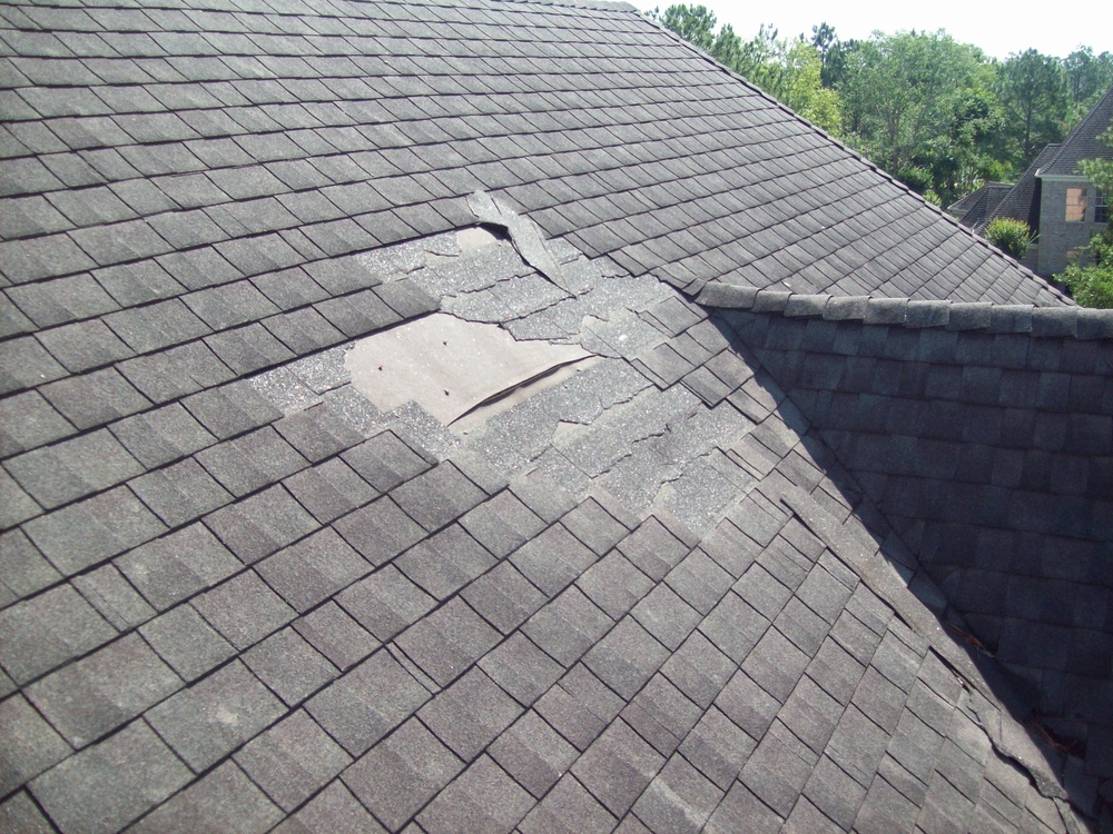 storm damage roof repair